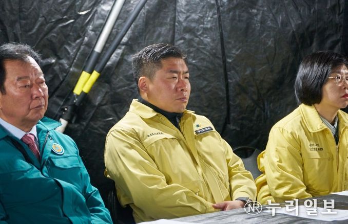 경기도의회 유경현 의원, 광명 신안산선 공사장 붕괴사고 현장 방문