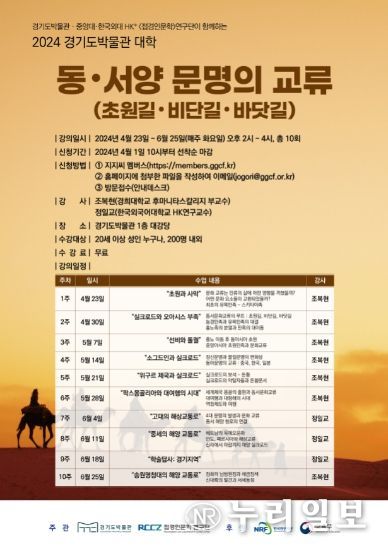 2024 박물관 대학 홍보 포스터