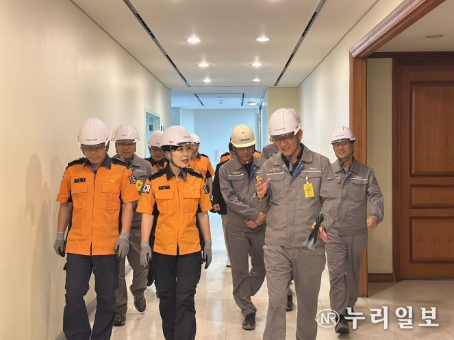 이오숙 소방본부장 한솔케미칼 안전관리 실태 확인
