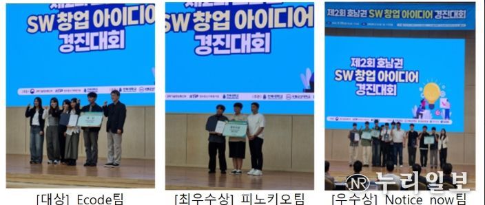 전남대, SW·AI 창업 아이디어 경진대회 3관왕