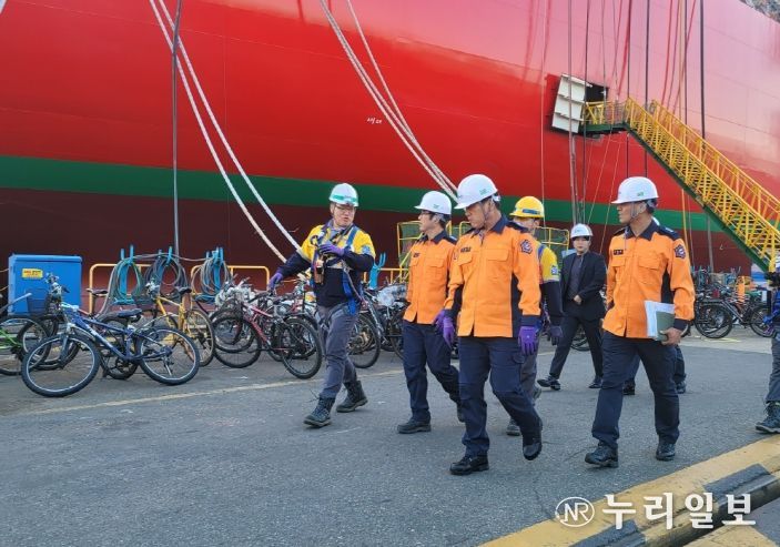 전남소방본부장, HD현대삼호 방문 안전관리 점검