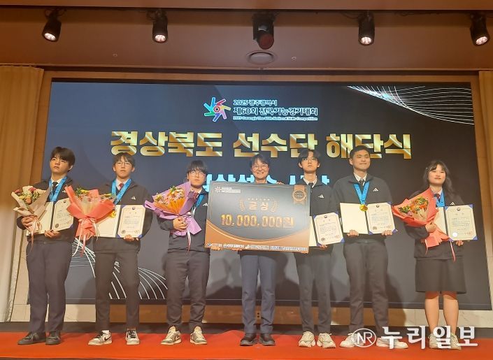 전국기능경기대회 경북선수단 해단식