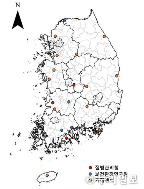 참여기관 및 감시지점