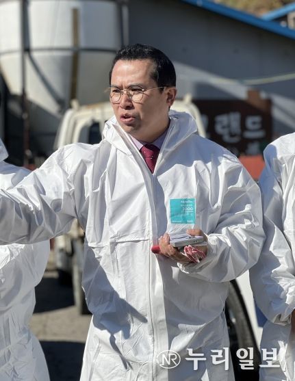 이오수 경기도의원, 양평 축산악취 저감 농가 현장 방문