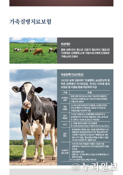 가축질병치료보험 안내문