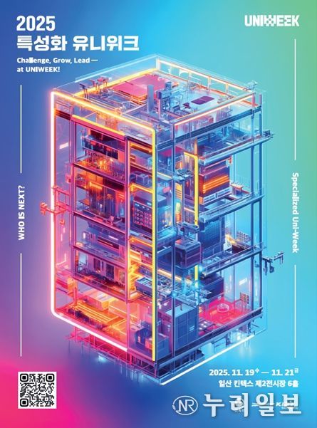 첨단산업 특성화대학 유니위크 행사 포스터