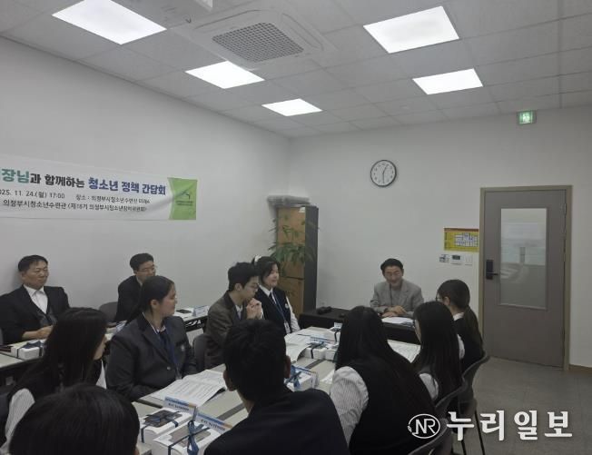 제18기 의정부시 청소년참여위원회 '의정부시장님과 함께하는 청소년 정책간담회' 개최