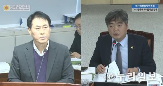 추가경정예산안 심사 중인 박원종 전남도의원