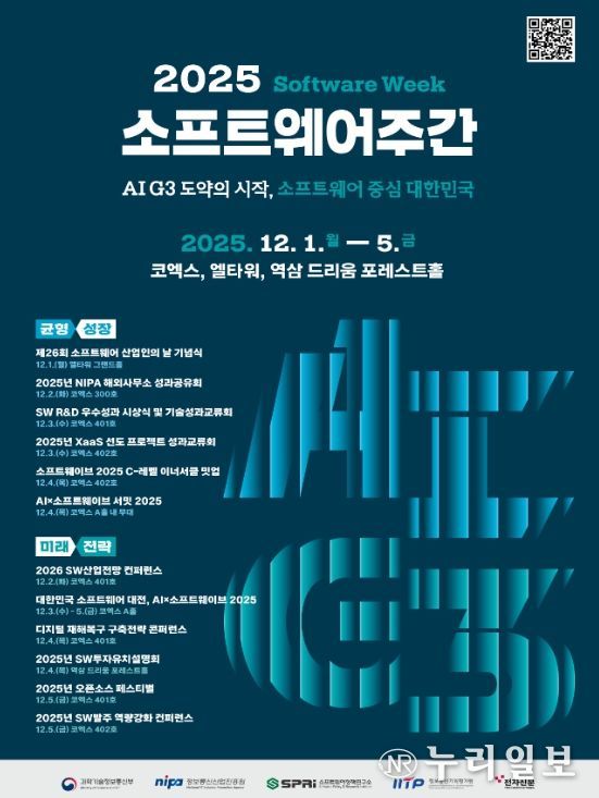 「2025 소프트웨어 주간」 포스터