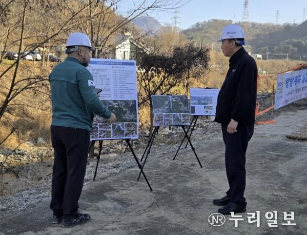 동두천시장, ‘왕방계곡 숲길(트레일) 조성사업’ 현장 점검