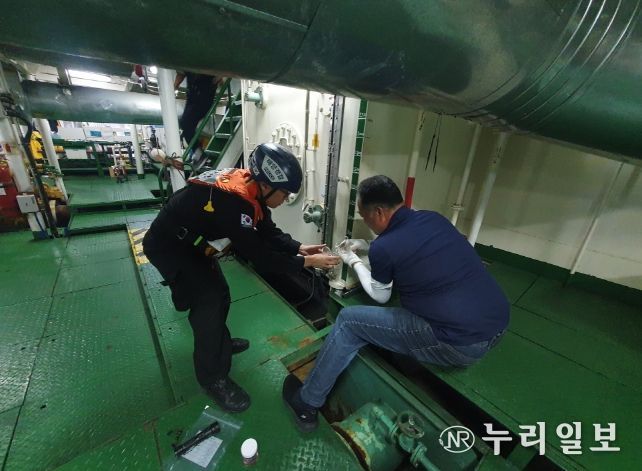 완도해경, 미세먼지 저감 나선다..선박 연료유·비산먼지 발생 사업장 점검