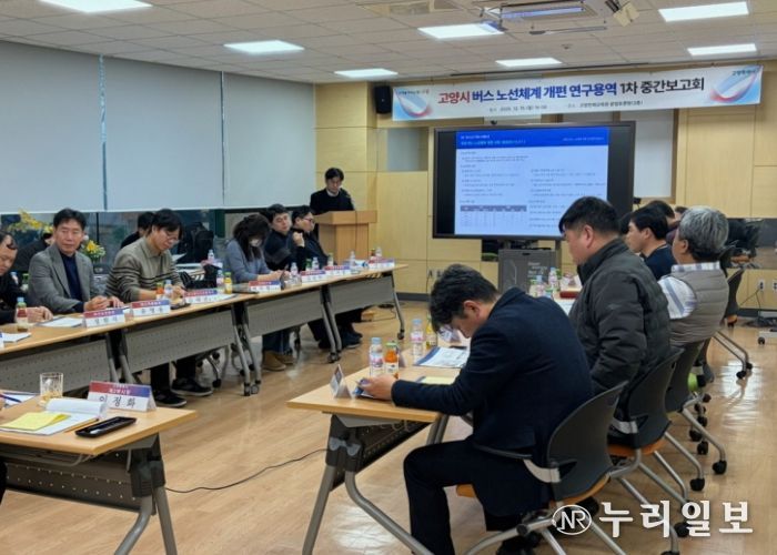 버스 노선체계 개편 연구용역 1차 중간보고회