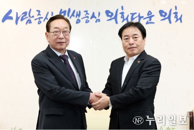 김동규 의원, ‘백범 장손’ 김진 광복회 상임부회장 접견