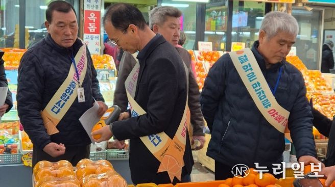 설 명절 앞두고 만감류 유통지도 민·관 합동 단속 돌입