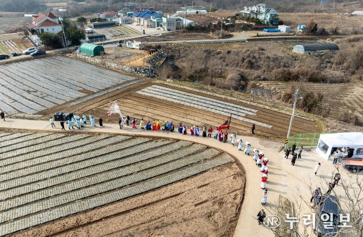 황도붕기풍어제(당오르기)