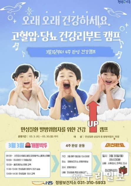 시흥시 정왕보건지소, 고혈압·당뇨 건강리부트 캠프 운영