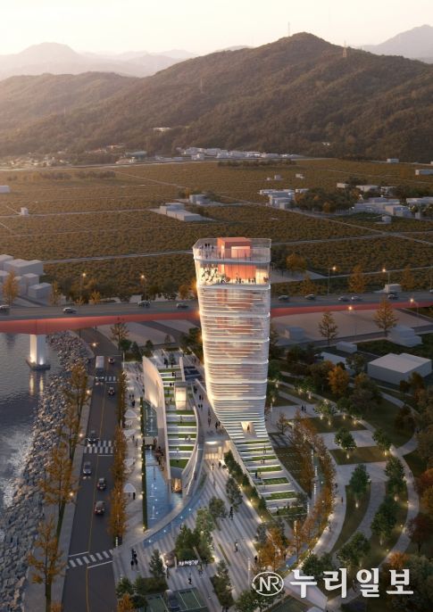 사천 선상지 조감도