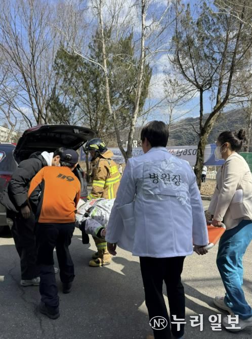 산림 많은 가평… 산불 대비 의료기관 대피 훈련