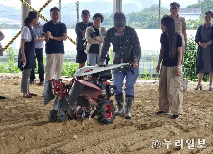 2025년 농기계 실습 교육 모습