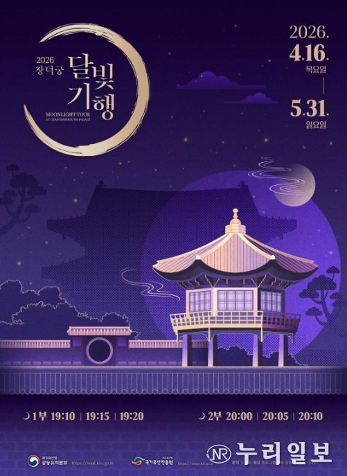 2026년 상반기 '창덕궁 달빛기행' 웹포스터