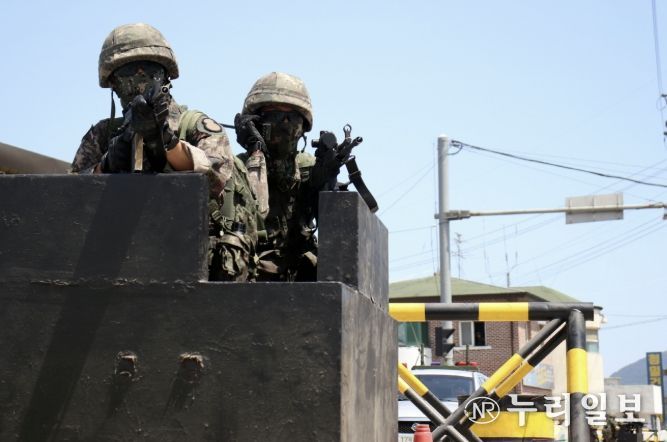 8기동사단 2025 대침투종합훈련 사전예고 홍보 사진