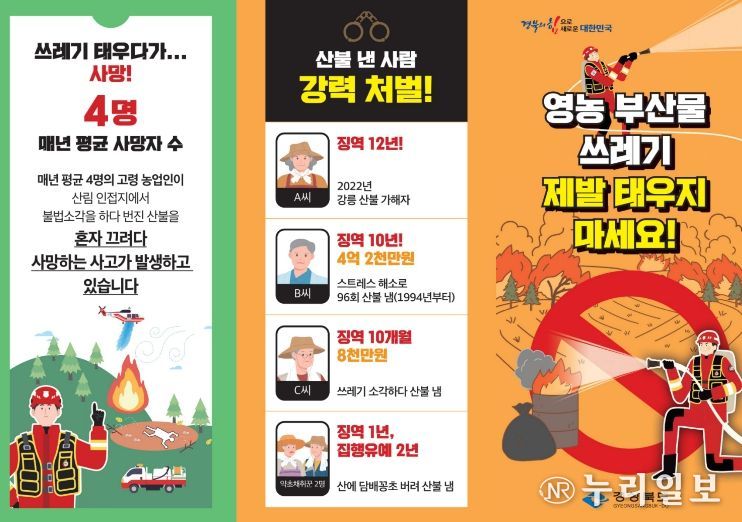 대형 산불 예방을 위한 선제적 재난안전대책본부 가동