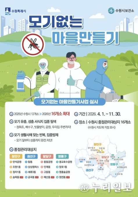 ‘모기없는 마을만들기 사업’ 홍보물
