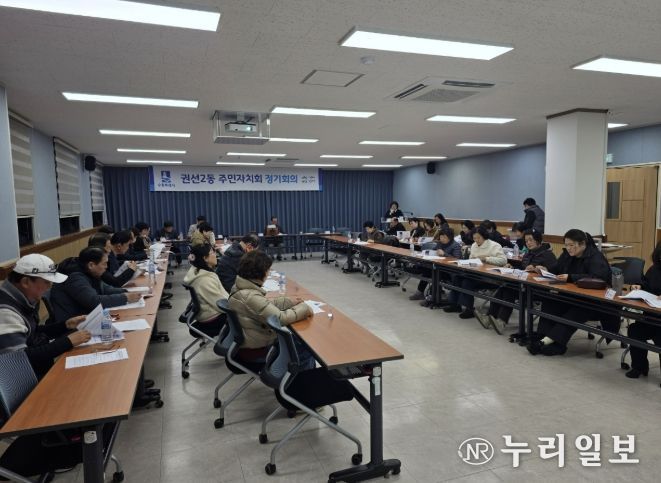 수원시 권선구 권선2동 주민자치회, 4월 정기회의 개최